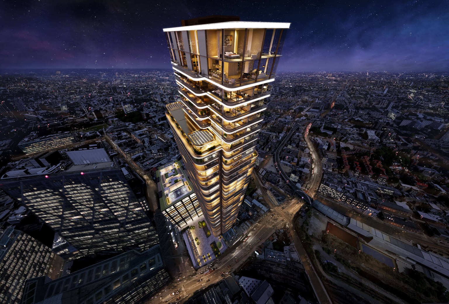 Principal Tower one bedroom flat