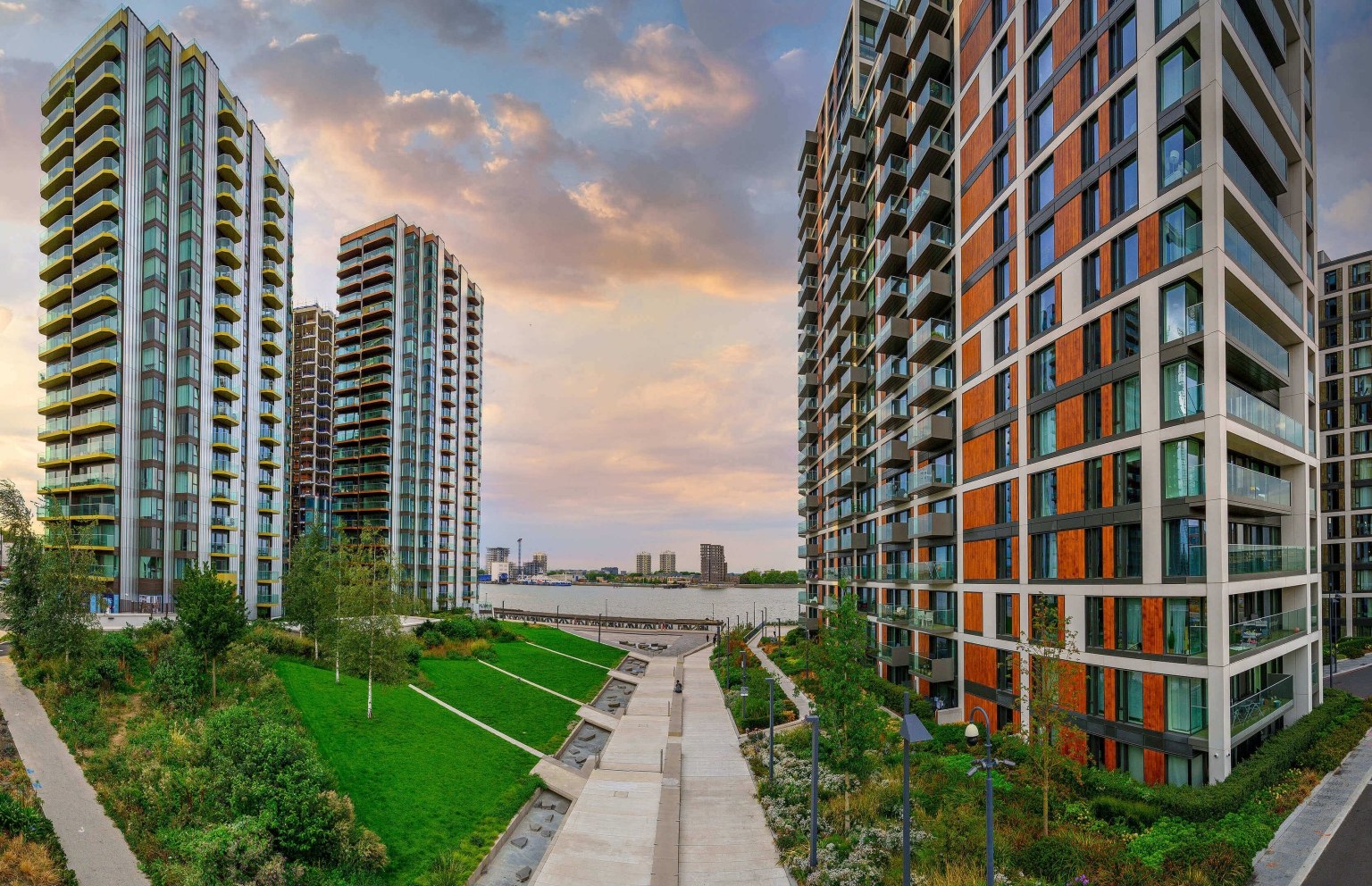 Royal Arsenal Riverside, a residential scheme on the Thames at Woolwich