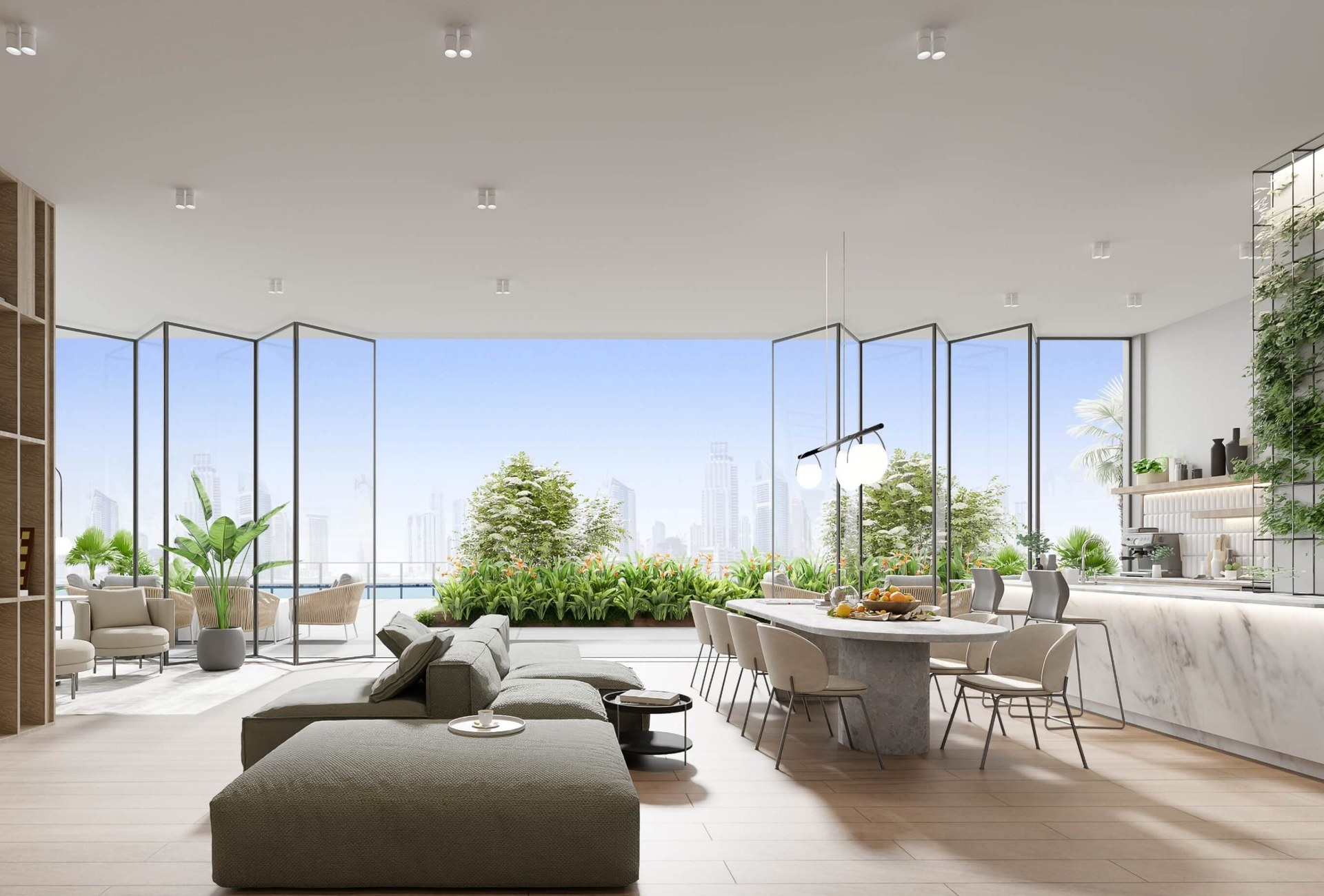 Ellington House çatı terası ve sosyal alan