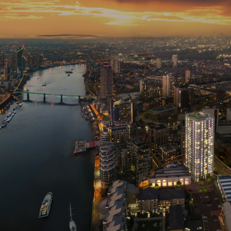 The HiLight Battersea: Thames Kıyısında 24 Katlı Kule