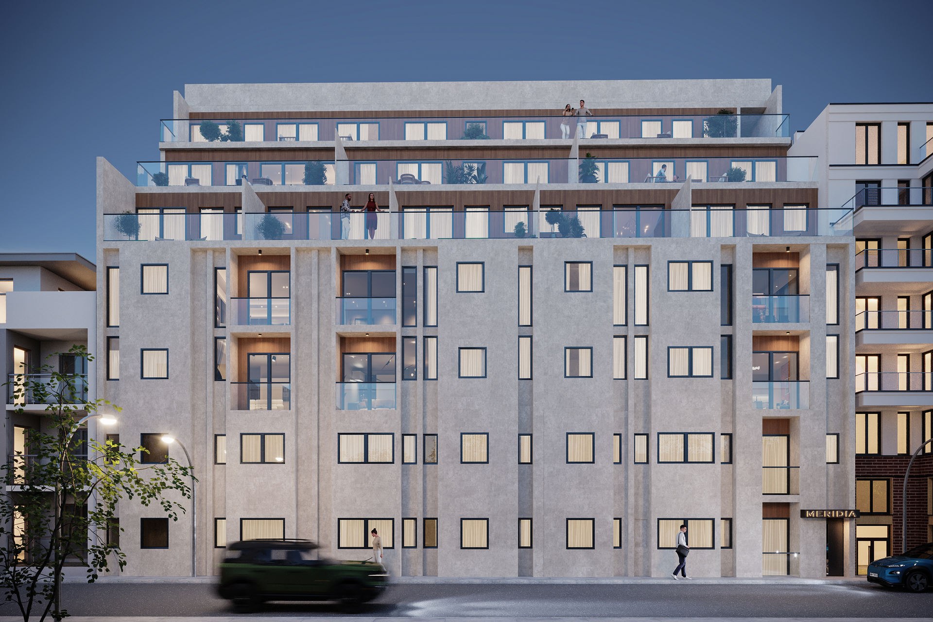 Meridia Residences projesi görseli, Pire 185 40