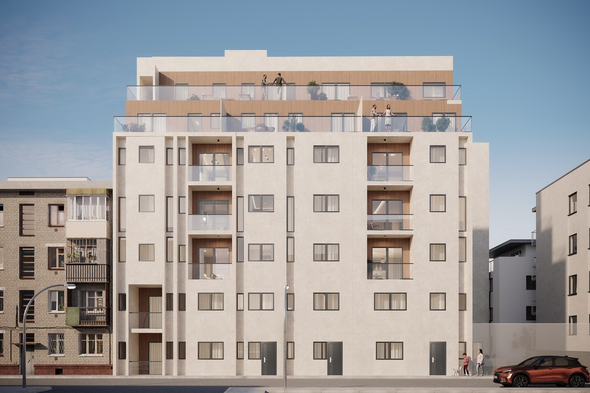 Meridia Residences projesi görseli, Pire 185 40