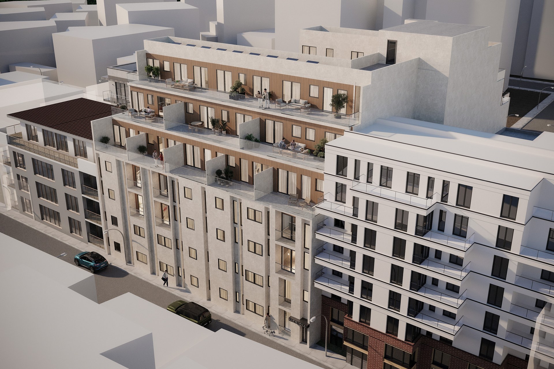 Meridia Residences projesi görseli, Pire 185 40