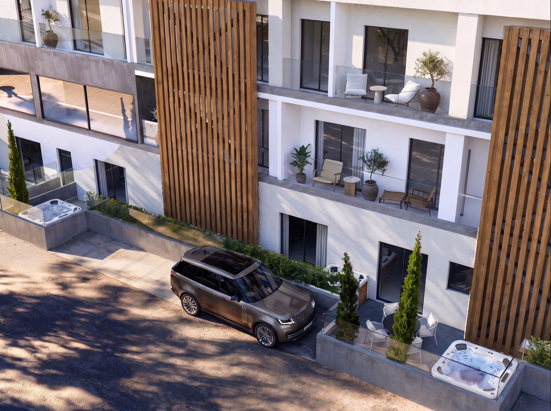 Oasis Residences projesi görseli, Atina
